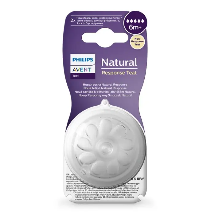 tétine Natural 6m 2 pcs